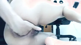 Nuts Deep Monster Vibrator Bottoming for Perverted Geek