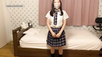 個人撮影　爆乳制服ギャルのパンチラがエロい～samuraifoods