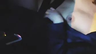 Nacked inside the Vehicle