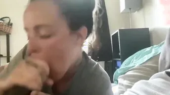 I suck a ebony mans cock like a bitch