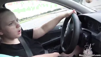 I banged my wifey into the vehicle during the trip