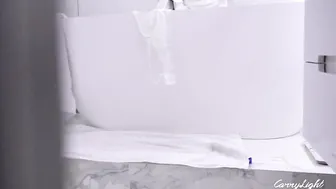 Step Milf Caught Step Son Jerking off and help him to Cum