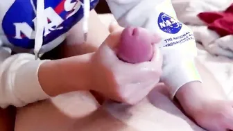 cute Women skillfully jerks off a member