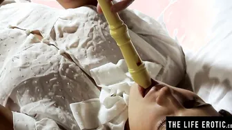 College Babe's Hot Drippin' Plumper Twats - Scene 1