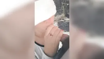 Blindfolded 19 Year Old Outdoors Head