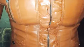 My mistresss older leather jacket