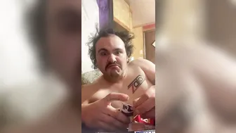 DIRTY PERSON EATS BURKER KING CHICKEN FRIES NUDE