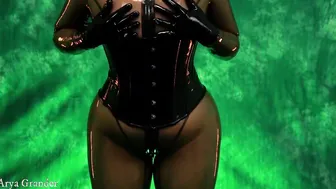 Pvc latex BDSM MOVIE Bae huge butt milf tease and