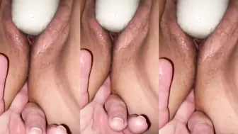 cougar Squirting with her Magic Wand