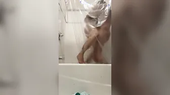 Blonde 18 with Tiny Hooters Getting Banged into the Afternoon and Real Orgasm into the Shower with Cum inside m
