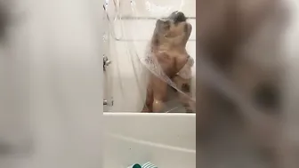 Blonde 18 with Tiny Hooters Getting Banged into the Afternoon and Real Orgasm into the Shower with Cum inside m
