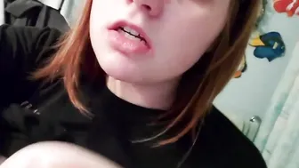 Sucking Off on my Milky Titties