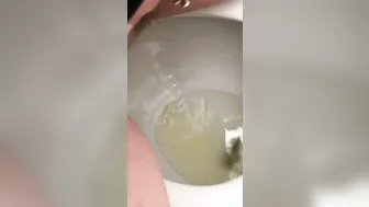 Pee for nearly two Minutes. Slow Relief Feels so Incredible Sexy.