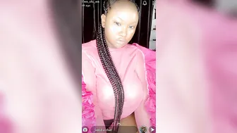 Nigerian camgirl with gigantic boobies