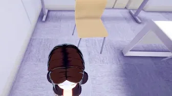 Samsung Sam getting a pov facial before gets nailed on a table.
