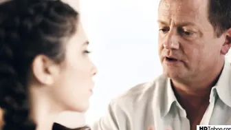 Kinky parents having sex with poor chick