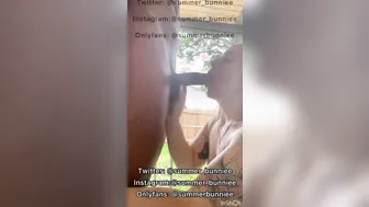 Throat Goat Getting Face Plowed and makes him Nut Quick IG: Summer_bunniee