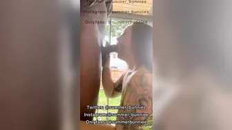 Throat Goat Getting Face Plowed and makes him Nut Quick IG: Summer_bunniee