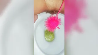 MEGA Golden Shower for the Lucky Pink MONSTER [ PEE SNATCH CLOSE UP ] pov