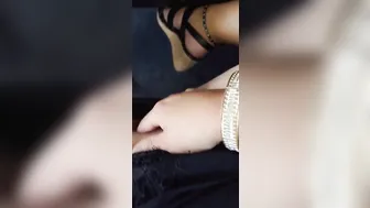Outdoors Transportation Vagina Play on Bus