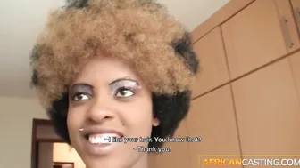 African Ebony Amateur loves Dancing on my Penis