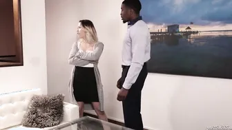 Huge ebony dick therapy instead of lovers therapy