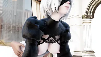 【MMD R-18 yo SEX DANCE】NIER AUTOMATA DELICIOUS SEX WHITE BUTT HOT セクシーな性的フレーバー [MMD]