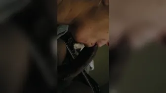 White Hoe Sucking Off Ebony Penis
