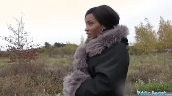 Outside Agent British African Queen Kiki Minaj Pounded Outdoors