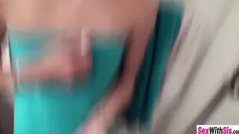 Perverted stepbro get caught while watching sexy oriental stepsister Aria Skye