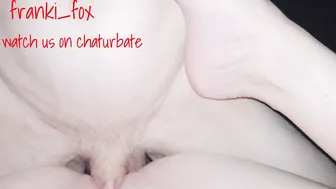 chicks pov Cutie FOOT and CUM all Over