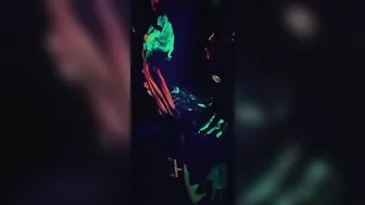 Blacklight Fun with a Slutty mom