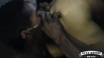 Ebony Man fucks foster sister inside the van (Full into XVRED)