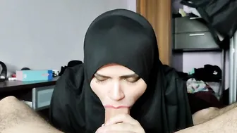 Muslim cunt with mouth loves my cum