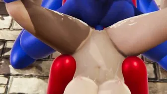 Among us vs Fortnite (Blue and Red Screwed Penny) (futa Japanese)