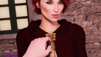 Being a DIK[v0.6] | Blonde medieval mom cougar with long oily jugs super sexy titjob for