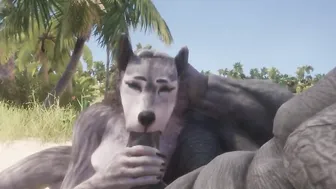 Wild Life / Rasha Wolf Furry sluts getting a Long Penis