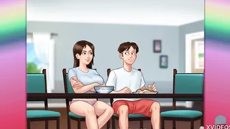 SUMMERTIME SAGA #16 • Jenny masturbating while watching porn