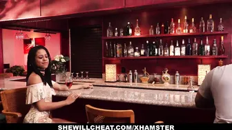 SheWillCheat - Wifey Fucks big black dick inside Restroom