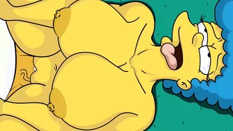 |THE SIMPSONS| HOMER CAME HOME LATE AND NAILED MARGE