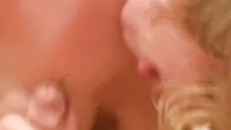 Claire the Amazingly Hot milf Cocksucker and Cummed Moment