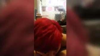 Red Hair Adorable Egirl Humiliating Fellatio Facefuck