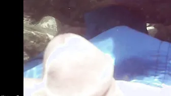 Summertime Underwater HAND JOB by Kitty Smith into OUTSIDE Beach