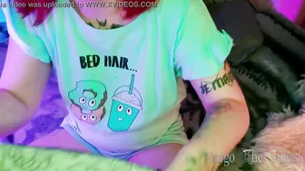 Fucking myself with randomly picked sex dildos from my magic box trailer