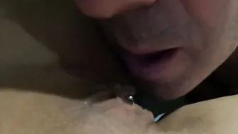 My next door eats my cunt and makes me cum while