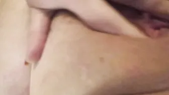 COLLARED BBW PLAYS WITH FAT TWAT