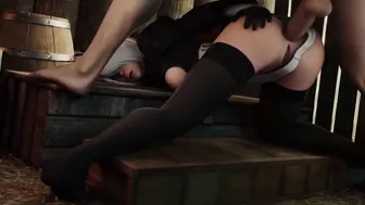【MMD R-18 year old SEX DANCE】NIER AUTOMATA RICH PENETRATION EXTREME YUMMY SEX PENIS FOOD ビッグホットアス [MMD]
