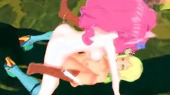 My Little Pony Inspired - Applejack getting creampied by Pinkie Pie -