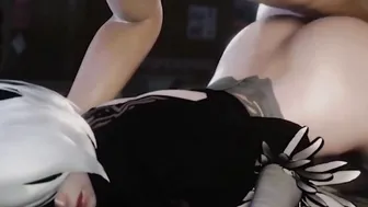 【MMD R-18 yo SEX DANCE】NIER AUTOMATA TASTY SEX DOMINATED GIGANTIC PENIS LIKING THE LIMIT 甘いお尻 [MMD]