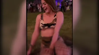 Slutty Rave Whore Kenzie Getting Dicked-Down and Owned with Logo Stamp